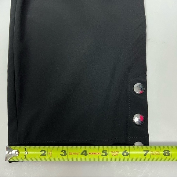 Chico’s Women’s Pull On Pants Sz 10 (Chico Sz 1.5) Color Black Pockets Stretch - Picture 12 of 12